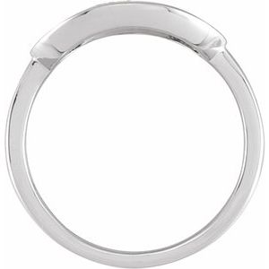 14K White 1/8 CTW Natural Diamond Initial G Ring - BN & CO JEWELRY