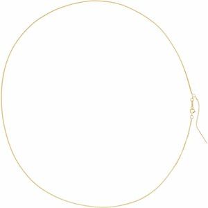 14K Yellow 1 mm Adjustable Threader Box 16-22" - BN & CO JEWELRY