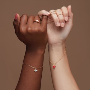 14K Yellow .08 CTW Natural Diamond & White Enamel Ring - BN & CO JEWELRY