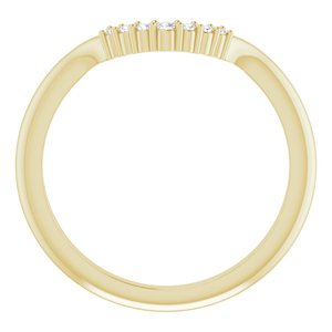 14K Yellow .05 CTW Natural Diamond Matching Band - BN & CO JEWELRY