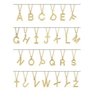 14K Rose Initial L Dangle 18" Necklace - BN & CO JEWELRY