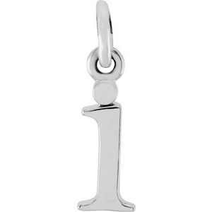 Sterling Silver Lowercase Initial i 16" Necklace - BN & CO JEWELRY