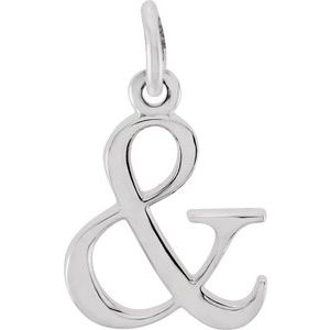 Sterling Silver Ampersand 16" Necklace - BN & CO JEWELRY