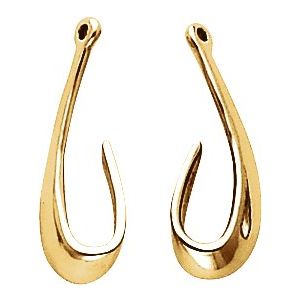 18K Yellow Earring Jackets - BN & CO JEWELRY