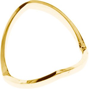 14K Yellow V Ring - BN & CO JEWELRY