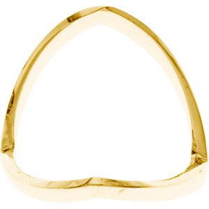 14K Yellow V Ring - BN & CO JEWELRY