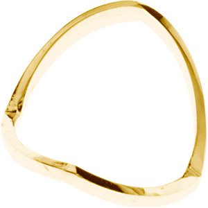 14K Yellow V Ring - BN & CO JEWELRY
