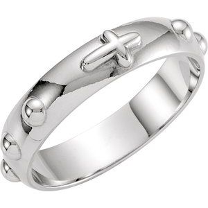 Sterling Silver Rosary Ring Size 12 - BN & CO JEWELRY