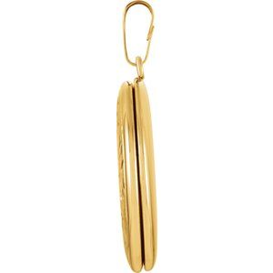 14K Yellow Oval Locket - BN & CO JEWELRY
