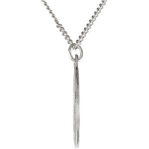 Sterling Silver 18 mm Reversible St. Christopher/U.S. Army Medal Necklace - BN & CO JEWELRY