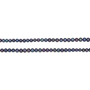 8-8.5 mm Cultured Black Freshwater Pearl 72" Rope Necklace - BN & CO JEWELRY