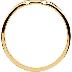 14K Yellow 7x6 mm Oval Signet Ring Size 6 - BN & CO JEWELRY