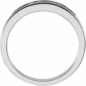 14K White 1/4 CTW Natural Diamond Anniversary Band - BN & CO JEWELRY