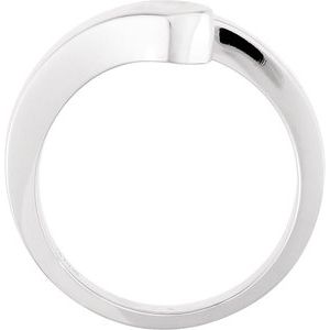 14K White Bypass Ring - BN & CO JEWELRY
