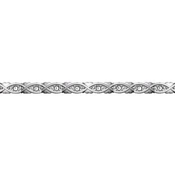 14K White 1/6 CTW Natural Diamond Eternity Band Size 7 - BN & CO JEWELRY