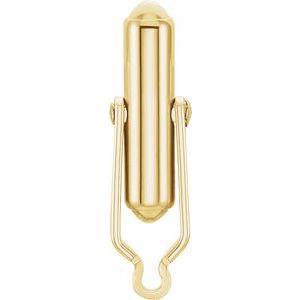 18K Yellow Cuff Link Component - BN & CO JEWELRY