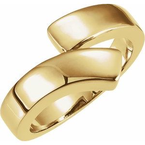 14K Yellow Bypass Ring - BN & CO JEWELRY