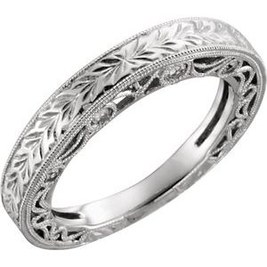 14K White 1/5 CTW Natural Diamond Matching Band - BN & CO JEWELRY