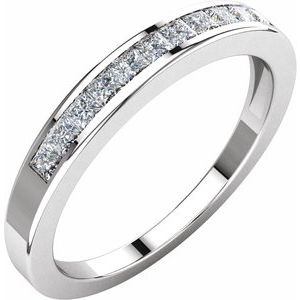 14K White 1/3 CTW Natural Diamond Anniversary Band - BN & CO JEWELRY