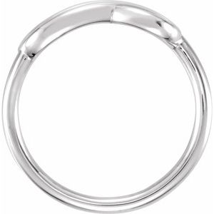 14K White Double Infinity-Inspired Ring - BN & CO JEWELRY