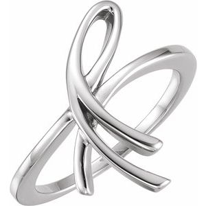 Sterling Silver 20.9 mm Freeform Ring - BN & CO JEWELRY