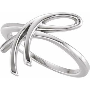 Sterling Silver 20.9 mm Freeform Ring - BN & CO JEWELRY