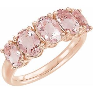 14K Rose Natural Pink Morganite Ring - BN & CO JEWELRY