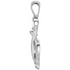 Sterling Silver Freeform Pendant - BN & CO JEWELRY