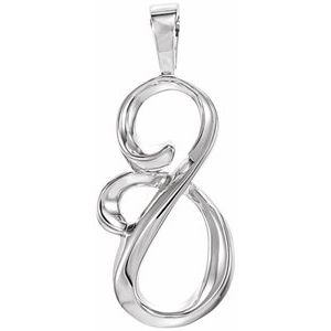 Sterling Silver Freeform Pendant - BN & CO JEWELRY