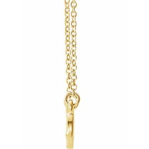 14K Yellow Infinity-Inspired Knot Design 18" Necklace - BN & CO JEWELRY