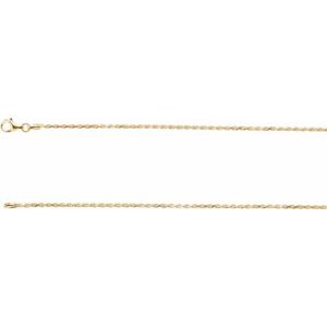18K Yellow Vermeil Diamond-Cut Rope 18" Chain - BN & CO JEWELRY