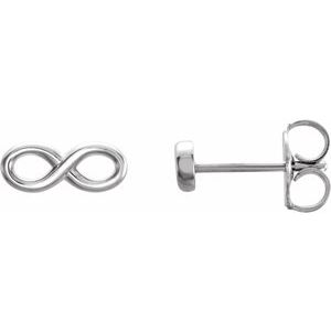 Platinum Infinity-Inspired Earrings - BN & CO JEWELRY