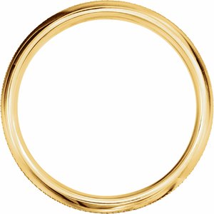 14K Yellow 6 mm Knurl Design Band Size 12 - BN & CO JEWELRY