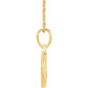 14K Yellow .01 CT Natural Diamond Starburst 16-18" Necklace - BN & CO JEWELRY