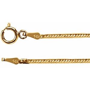 14K Yellow 1.5 mm Flexible Herringbone Chain 20" Chain - BN & CO JEWELRY