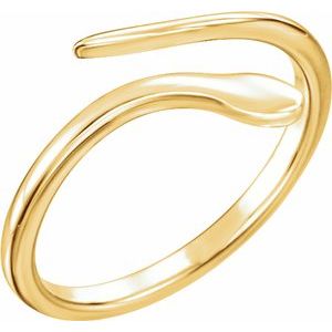 14K Yellow Snake Ring - BN & CO JEWELRY