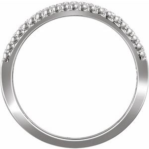 14K White 1/5 CTW Natural Diamond Negative Space Ring - BN & CO JEWELRY