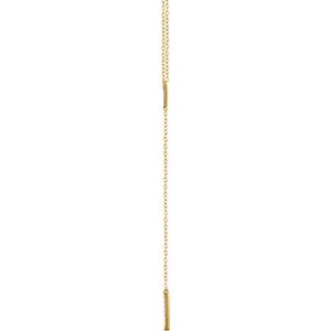 14K Yellow 1/6 CTW Natural Diamond Triangle & Bar Y 16-18" Necklace - BN & CO JEWELRY