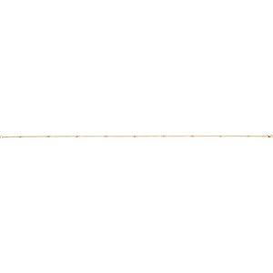 14K Yellow 1/6 CTW Natural Diamond 16" Station Necklace - BN & CO JEWELRY