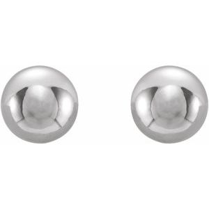 Stainless Steel 4 mm Ball Stud Piercing Earrings - BN & CO JEWELRY