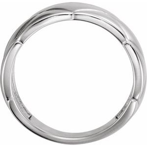14K White Quilted Ring - BN & CO JEWELRY
