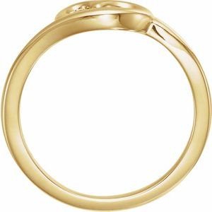 14K Yellow Heart Youth Ring - BN & CO JEWELRY