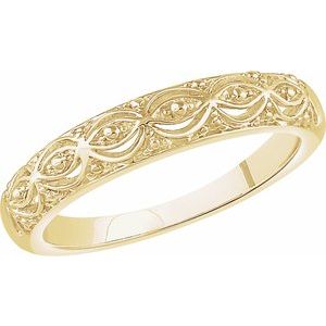 14K Yellow Sculptural Band - BN & CO JEWELRY