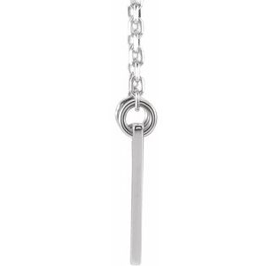 Sterling Silver Engravable Geometric 18" Necklace - BN & CO JEWELRY
