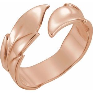 14K Rose Leaf Ring - BN & CO JEWELRY