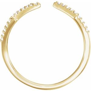 14K Yellow 1/5 CTW Diamond Geometric Ring - BN & CO JEWELRY