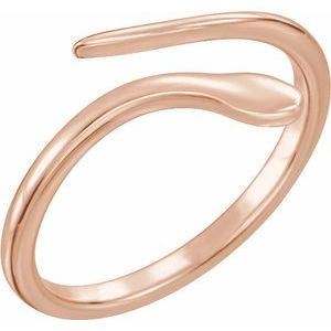 14K Rose Snake Ring - BN & CO JEWELRY