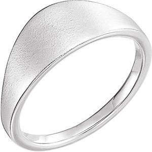 Sterling Silver 21x7 mm Geometric Signet Ring - BN & CO JEWELRY