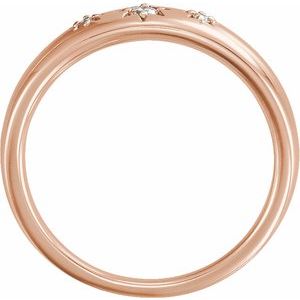 14K Rose .05 CTW Diamond Starburst Ring - BN & CO JEWELRY