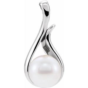 Sterling Silver Freshwater Cultured Pearl Pendant - BN & CO JEWELRY